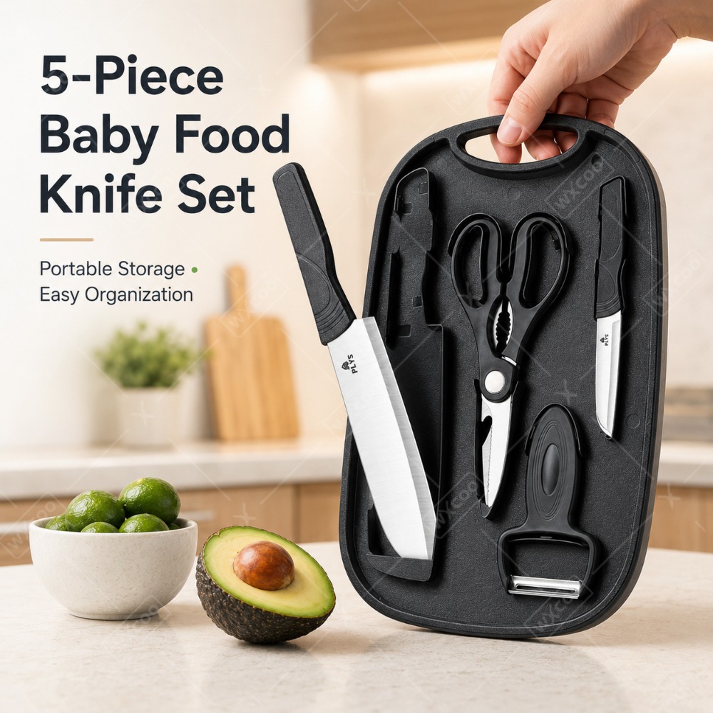 ベビーフード調理用ナイフセット、カッティングボード、ステンレ - Meal Prep Kits のレビューと価格
