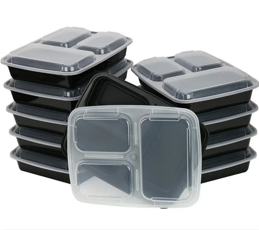 7パック 3コンパートメント 食事準備コンテナ 極厚食品保存 - Meal Prep Kits のレビューと価格