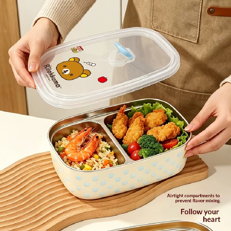 オリジナルリラックマ キイロイロティ ステンレス製弁当箱 ラ - Meal Prep Microwave のレビューと価格