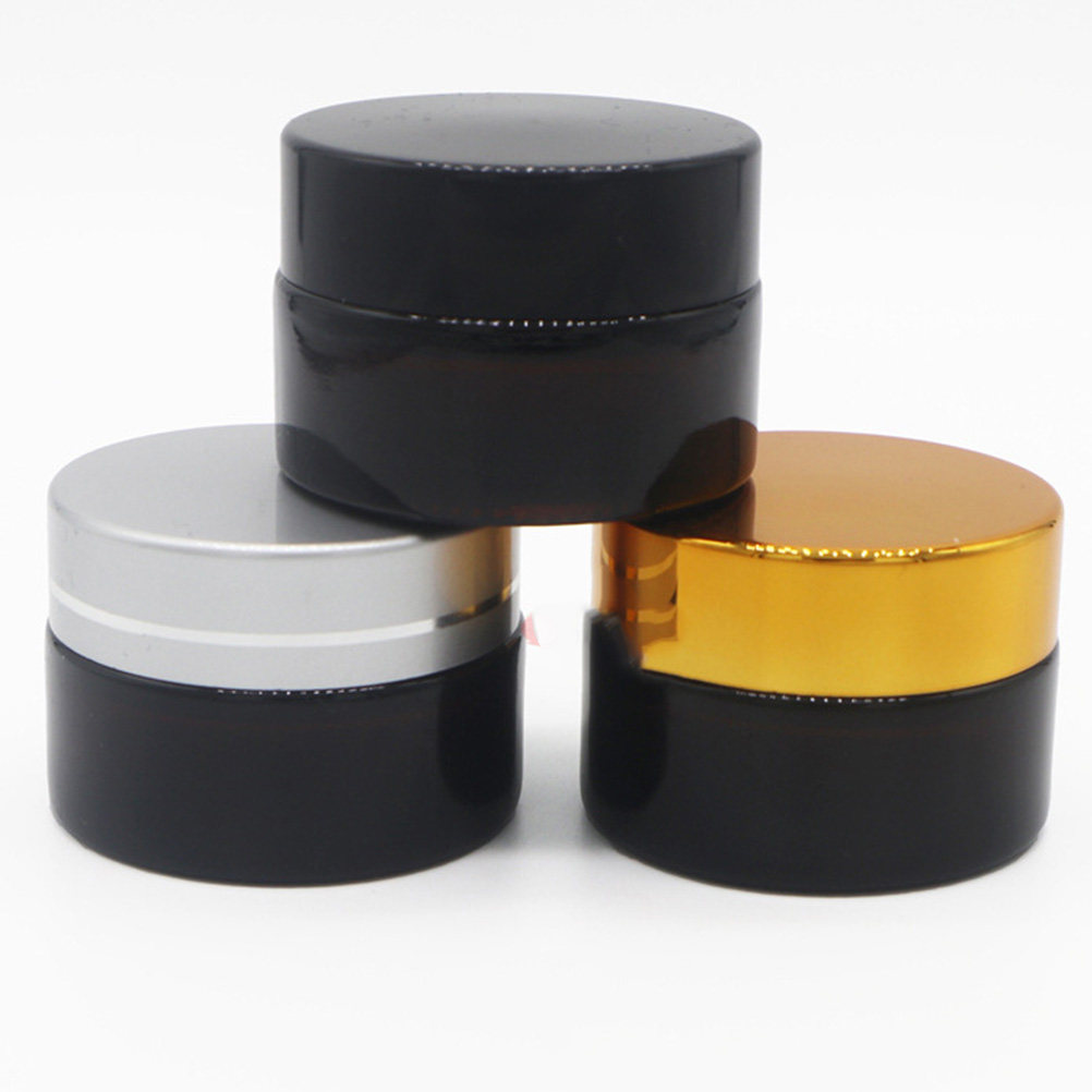 6個入りメイクアップボトルセット 空のガラス製20gクリーム - Glass Container Set のレビューと価格