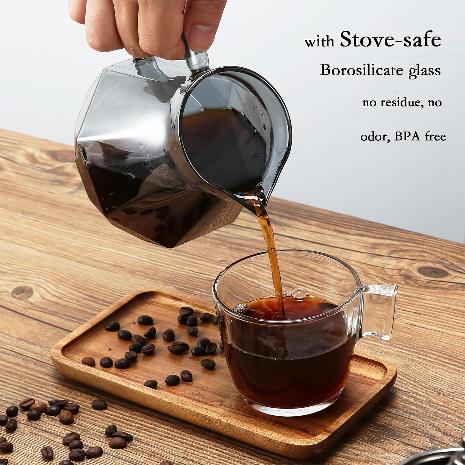マグパイガラスコーヒーポット V60フィルターカップセット用 - Glass Container Set のレビューと価格